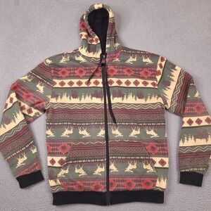Men's Multicolor Patterned Hoodie